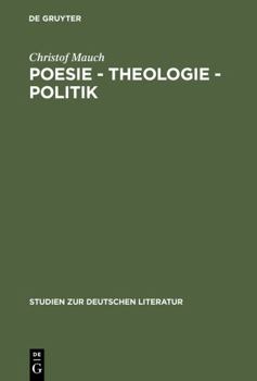 Hardcover Poesie - Theologie - Politik [German] Book