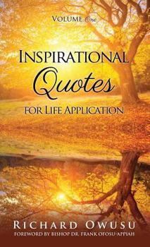 Hardcover Inspirational Quotes for Life Application Book