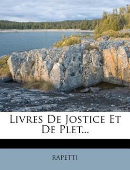Paperback Livres De Jostice Et De Plet... [French] Book