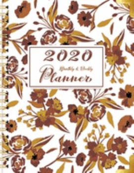 2020 Monthly and Weekly Planner: Twelve Months Calendar Planner from JAN 2020 to DEC 2020 with Monthly and Weekly View, Birthday, Password, Goals, To ... Flower Blossom Cover (12 Months Calendar)