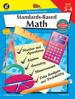 Paperback The 100+ Series Standards-Based Math, Grades 3-4 Book