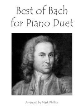 Paperback Best of Bach for Piano Duet Book