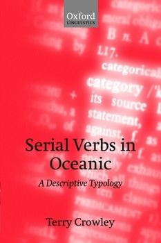 Hardcover Serial Verbs in Oceanic: A Descriptive Typology Book