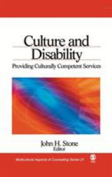Hardcover Culture and Disability: Providing Culturally Competent Services Book