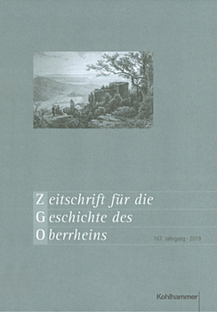 Hardcover Zeitschrift Fur Die Geschichte Des Oberrheins: 167. Jahrgang (2019) [German] Book