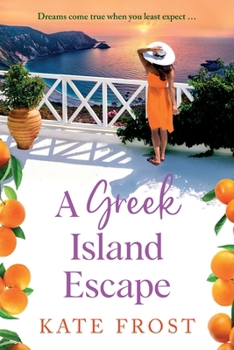 Paperback A Greek Island Escape [Large Print] Book