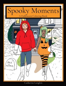 Paperback Spooky Moments: A Halloween Coloring Book