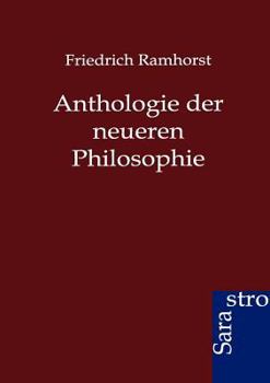 Paperback Anthologie der neueren Philosophie [German] Book