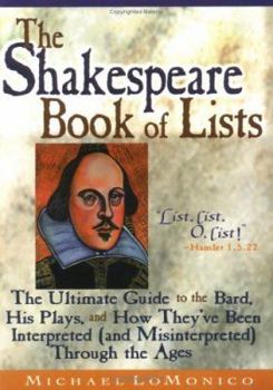 Paperback The Shakespeare Book of Lists Book