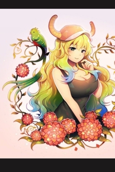 Journal: Dragon Maid Soft Glossy Cover Journal Lined Pages Book 6 x 9 Inches 110 Pages