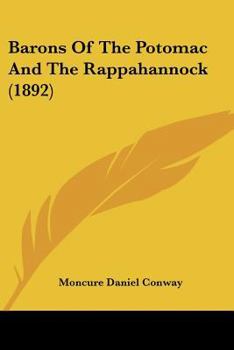 Paperback Barons Of The Potomac And The Rappahannock (1892) Book