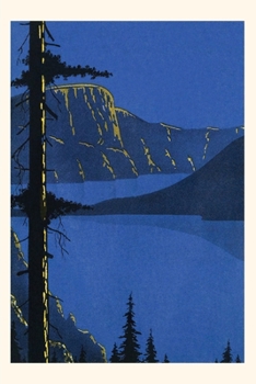 Paperback Vintage Journal The Great Blue Outdoors Travel Poster Book