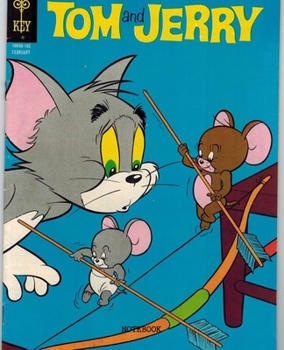 Paperback Notebook: Tom and Jerry Cartoon Soft Glossy Cover College Ruled Lined Pages Book 7.5 x 9.25 Inches 110 Pages Book