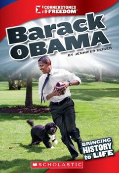 Library Binding Barack Obama Book