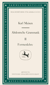 Paperback Altdeutsche Grammatik II Formenlehre [German] Book