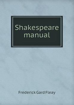 Paperback Shakespeare manual Book