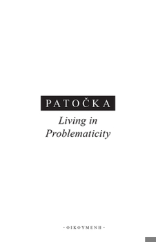 Paperback Living in Problematicity Book