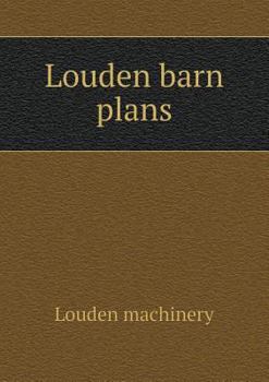 Paperback Louden Barn Plans Book