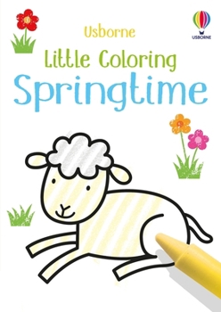 Paperback Little Coloring Springtime Book