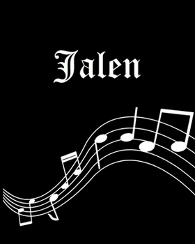 Jalen: Sheet Music Note Manuscript Notebook Paper | Personalized Custom First Name Cover | Musician Composer Instrument Composition Book | 12 Staves a ... | Create, Compose & Write Creative Songs