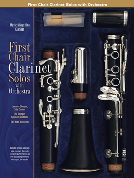 Music Minus One Clarinet: First Chair Clarinet Solos: Orchestral Excerpts (Book & CD)