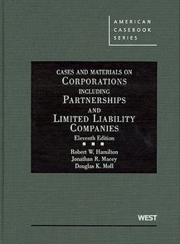 Hardcover Cases and Materials on Corporations Including Partnerships and Limited Liability Companies, 11th Book