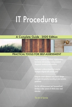 Paperback IT Procedures A Complete Guide - 2020 Edition Book