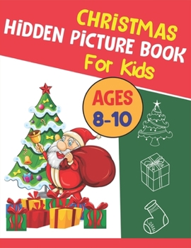 Paperback Christmas hidden picture book For Kids Ages 8-10 Book