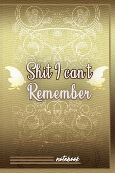 Paperback Password Keeper Alphabetical password internet organizer with a Golden cover - Shit I can't remember password book, password log book and internet pas Book