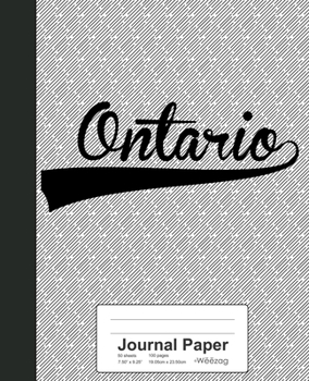 Paperback Journal Paper: ONTARIO Notebook Book