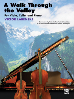 Paperback Walk Through the Valley: For Viola, Cello, and Piano Book