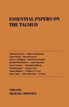 Paperback Essential Papers on the Talmud Book