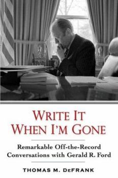 Hardcover Write It When I'm Gone Book