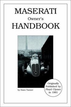 Paperback Maserati Owner's Handbook Book