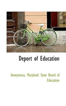 Paperback Deport of Education Book