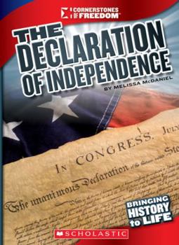 Paperback The Declaration of Independence (Cornerstones of Freedom) Book
