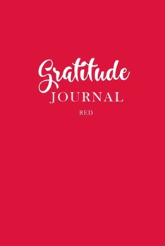 Paperback Gratitude Journal Red: Daily Gratitude Book to Practice Gratitude Book