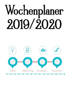 Wochenplaner 2019-2020: September 2019 bis Dezember 2020, Terminkalender und Kalender, Wochen- / Monatsplaner, 1 Woche auf 2 Seiten, ca. DIN A5 (German Edition)