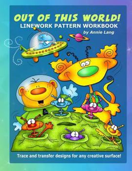 Paperback Out of This World: Linework Pattern Workbook Book