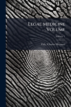 Paperback Legal Medicine Volume; Volume 1 Book