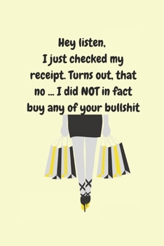 Paperback Hey Listen,: A Monthly Planner Book