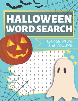 Halloween Word Search: Puzzle Book Large Print - 80 Halloween Puzzles (Edition/Volume 2)