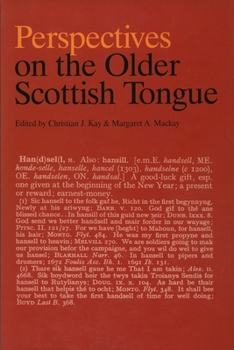 Paperback Perspectives on the Older Scottish Tongue Book