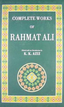 Hardcover Complete Works of Rahmat Ali Book