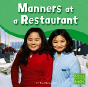 Hardcover Manners at a Restaurant Book
