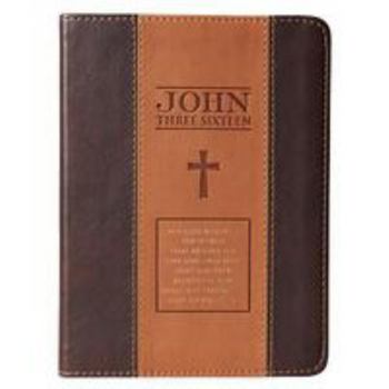 Imitation Leather Journal Lux-Leather 2-Tone Tan Book