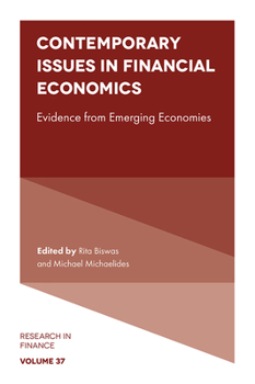 Hardcover Contemporary Issues in Financial Economics: Evidence from Emerging Economies Book