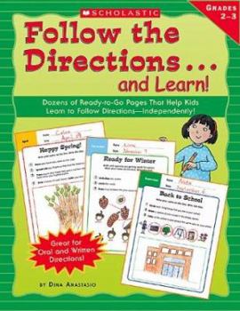 Paperback Follow the Directions...and Learn: Grades 2-3 Book