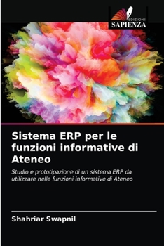 Paperback Sistema ERP per le funzioni informative di Ateneo [Italian] Book