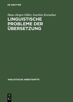 Hardcover Linguistische Probleme Der Übersetzung [German] Book